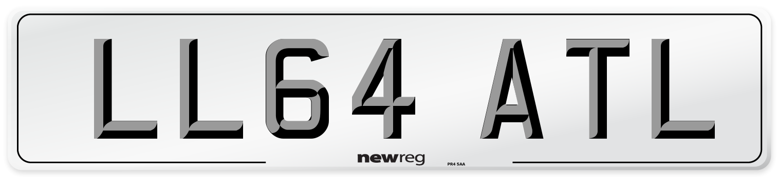 LL64 ATL Number Plate from New Reg